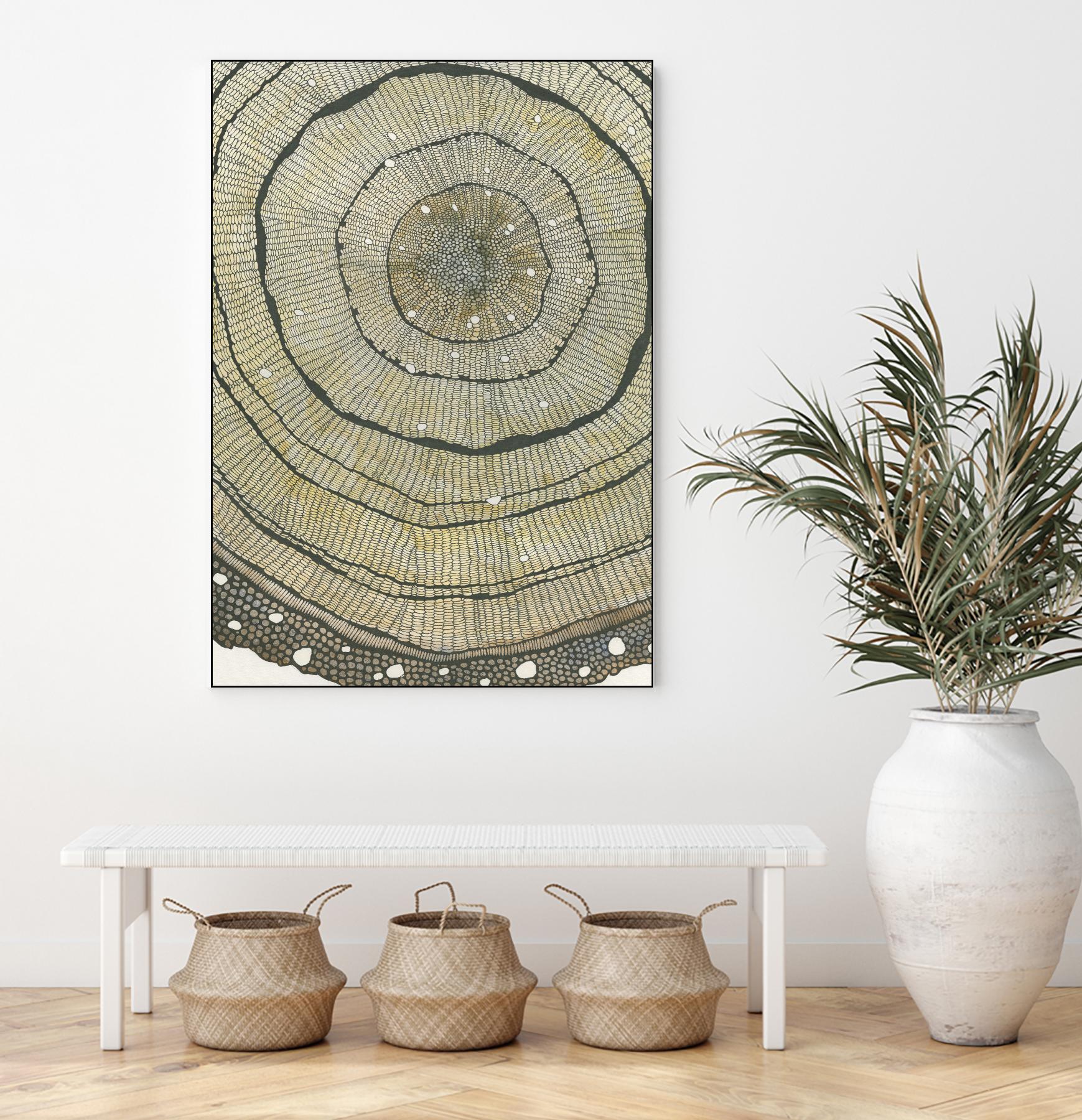 Fir by Sandrine Pellisier on GIANT ART - brown abstract