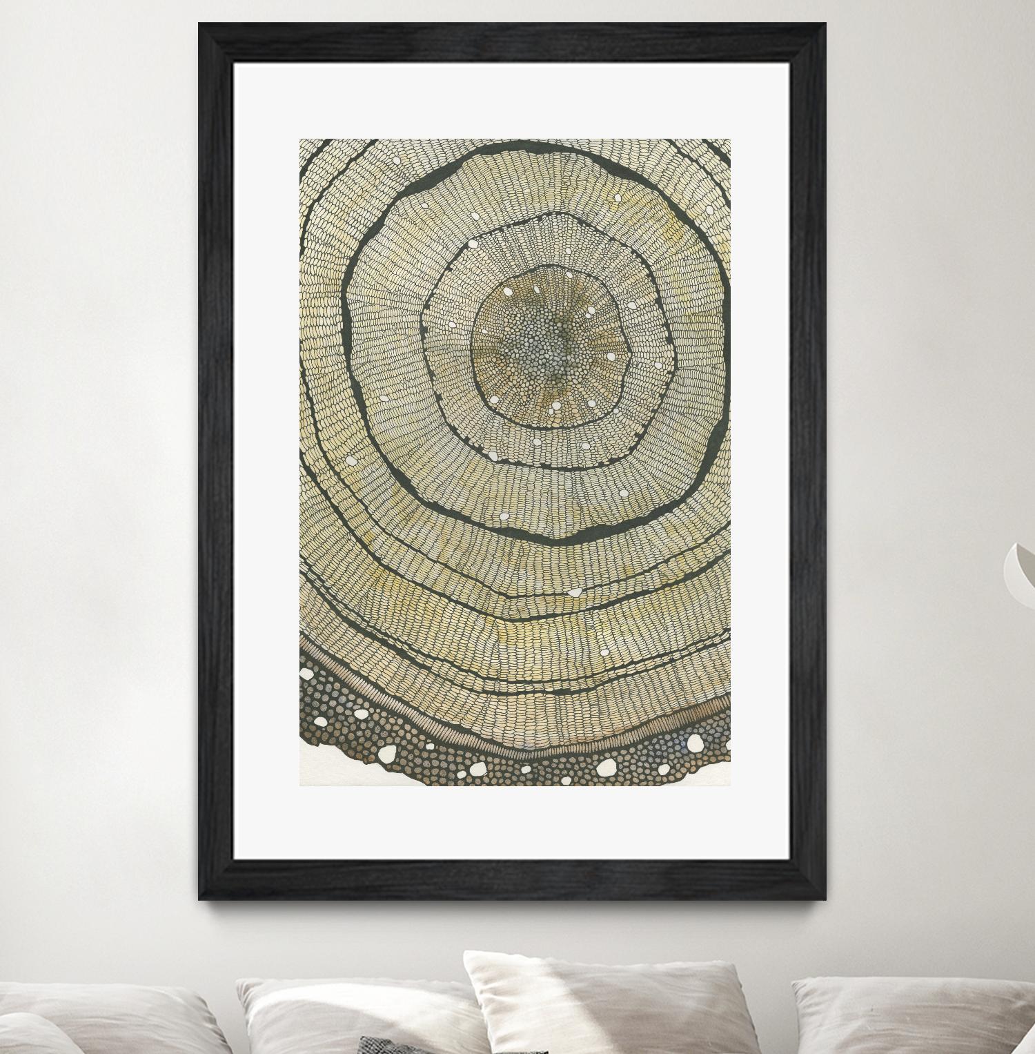 Fir by Sandrine Pellisier on GIANT ART - brown abstract