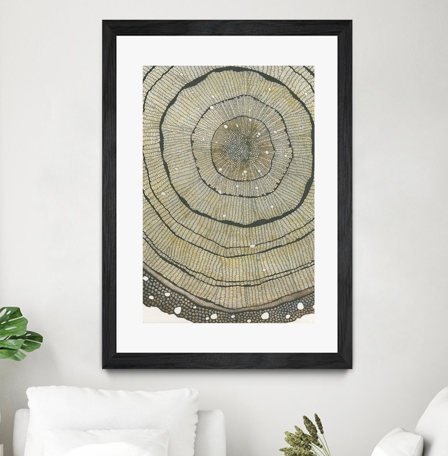 Fir by Sandrine Pellisier on GIANT ART - brown abstract