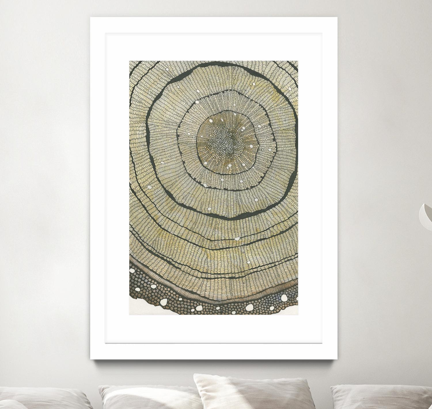 Fir by Sandrine Pellisier on GIANT ART - brown abstract