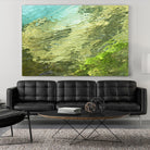 Fontaine Abstract III by Steven Crainford on GIANT ART - green abstract