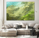 Fontaine Abstract III by Steven Crainford on GIANT ART - green abstract