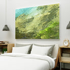 Fontaine Abstract III by Steven Crainford on GIANT ART - green abstract