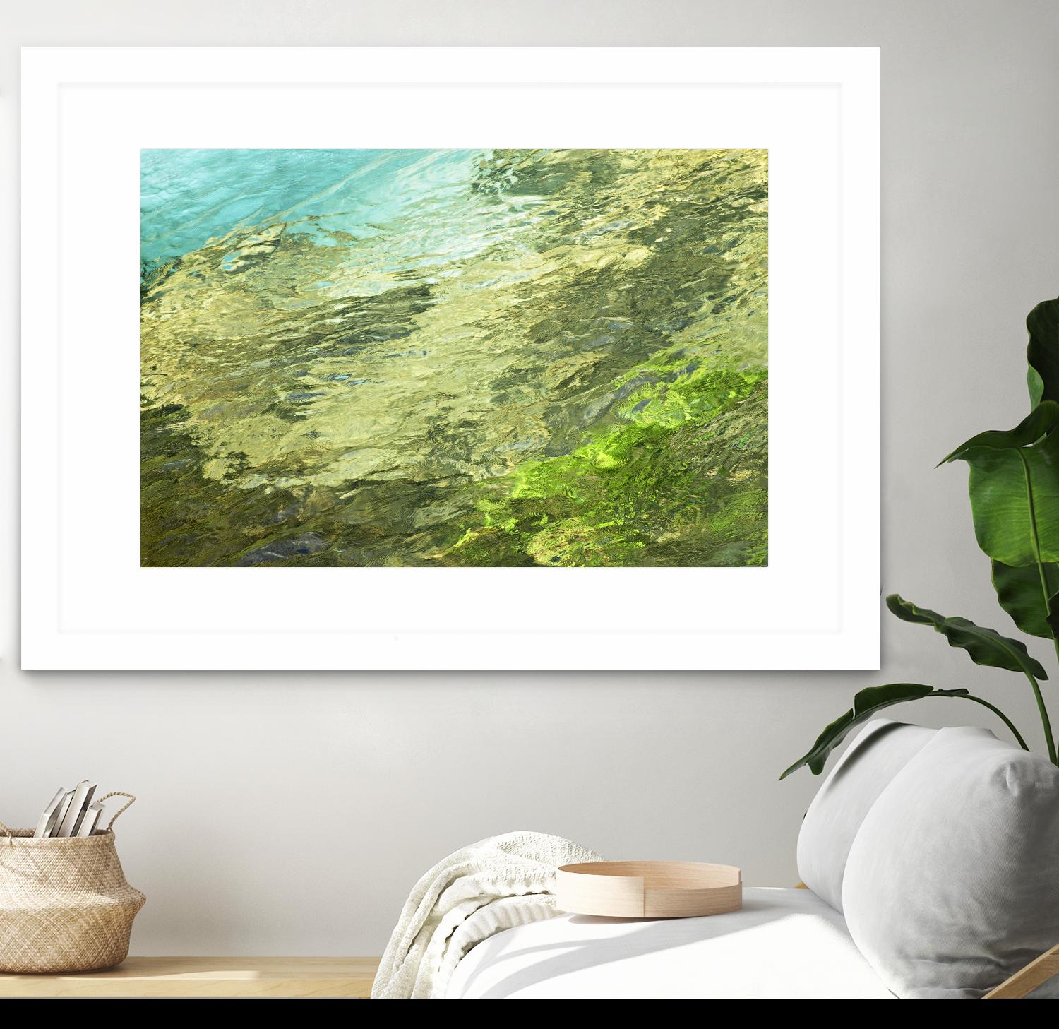 Fontaine Abstract III by Steven Crainford on GIANT ART - green abstract