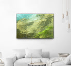 Fontaine Abstract III by Steven Crainford on GIANT ART - green abstract