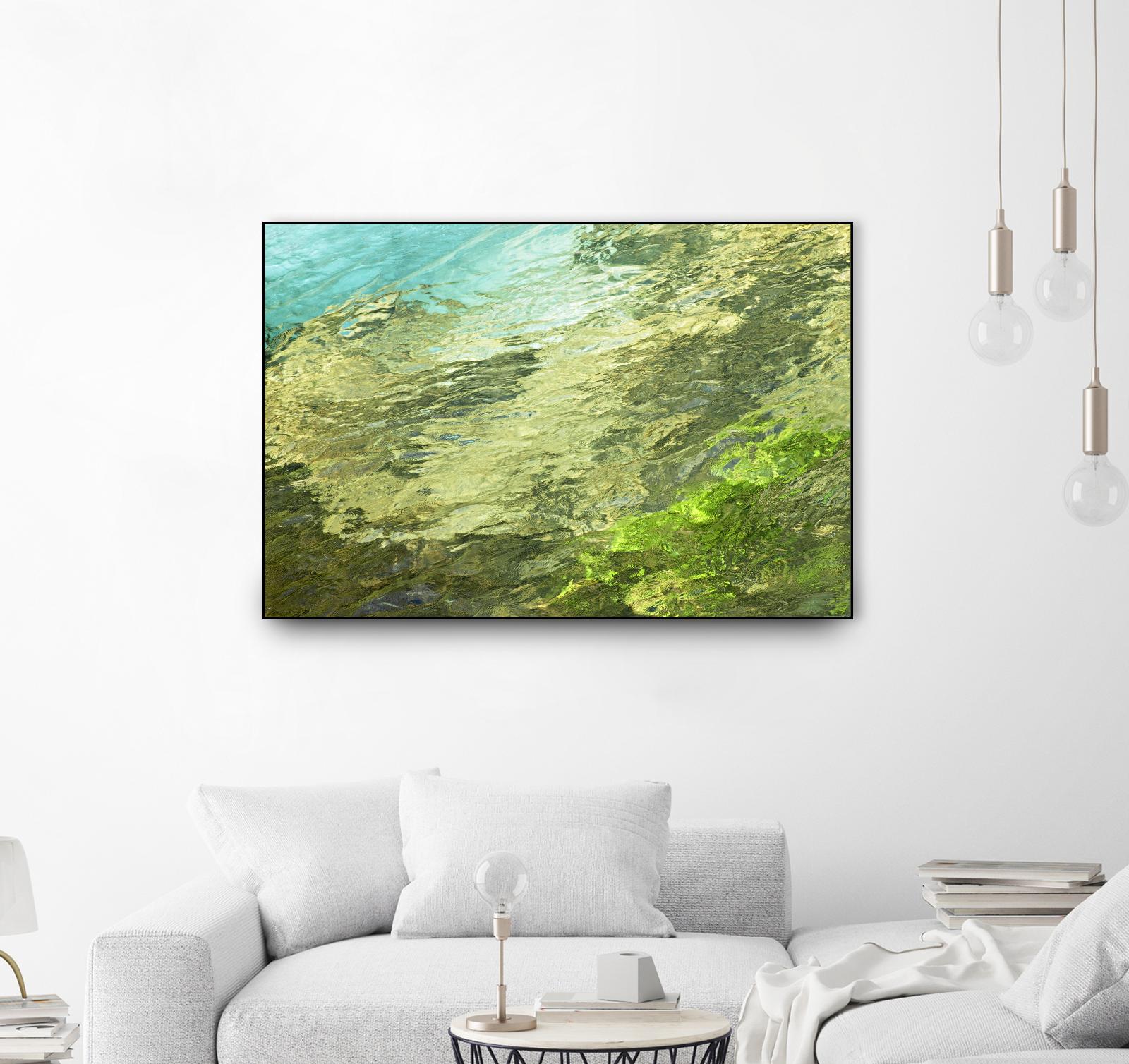 Fontaine Abstract III by Steven Crainford on GIANT ART - green abstract