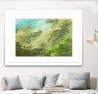 Fontaine Abstract III by Steven Crainford on GIANT ART - green abstract