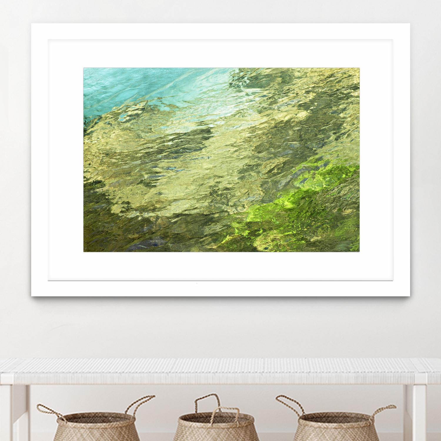 Fontaine Abstract III by Steven Crainford on GIANT ART - green abstract