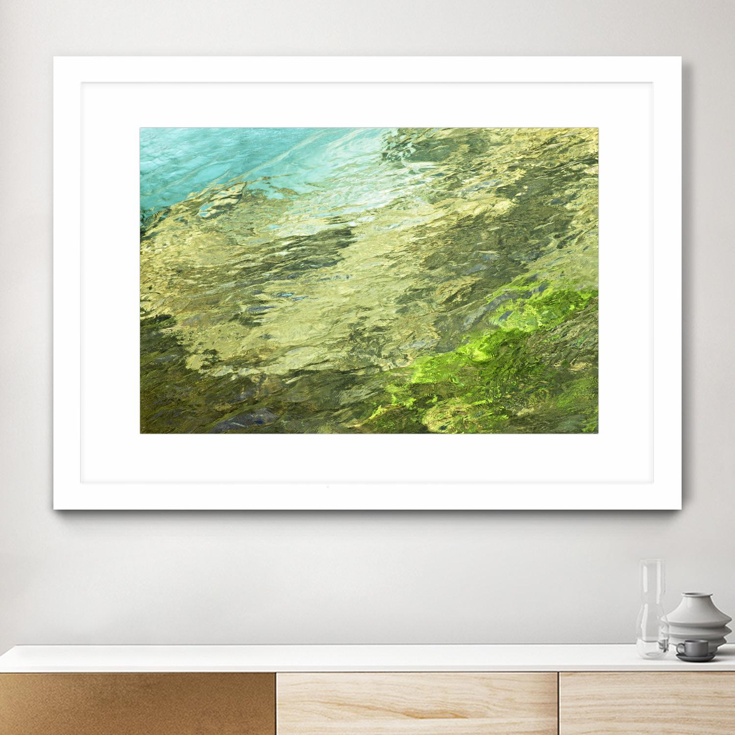 Fontaine Abstract III by Steven Crainford on GIANT ART - green abstract