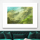 Fontaine Abstract III by Steven Crainford on GIANT ART - green abstract