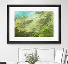 Fontaine Abstract III by Steven Crainford on GIANT ART - green abstract