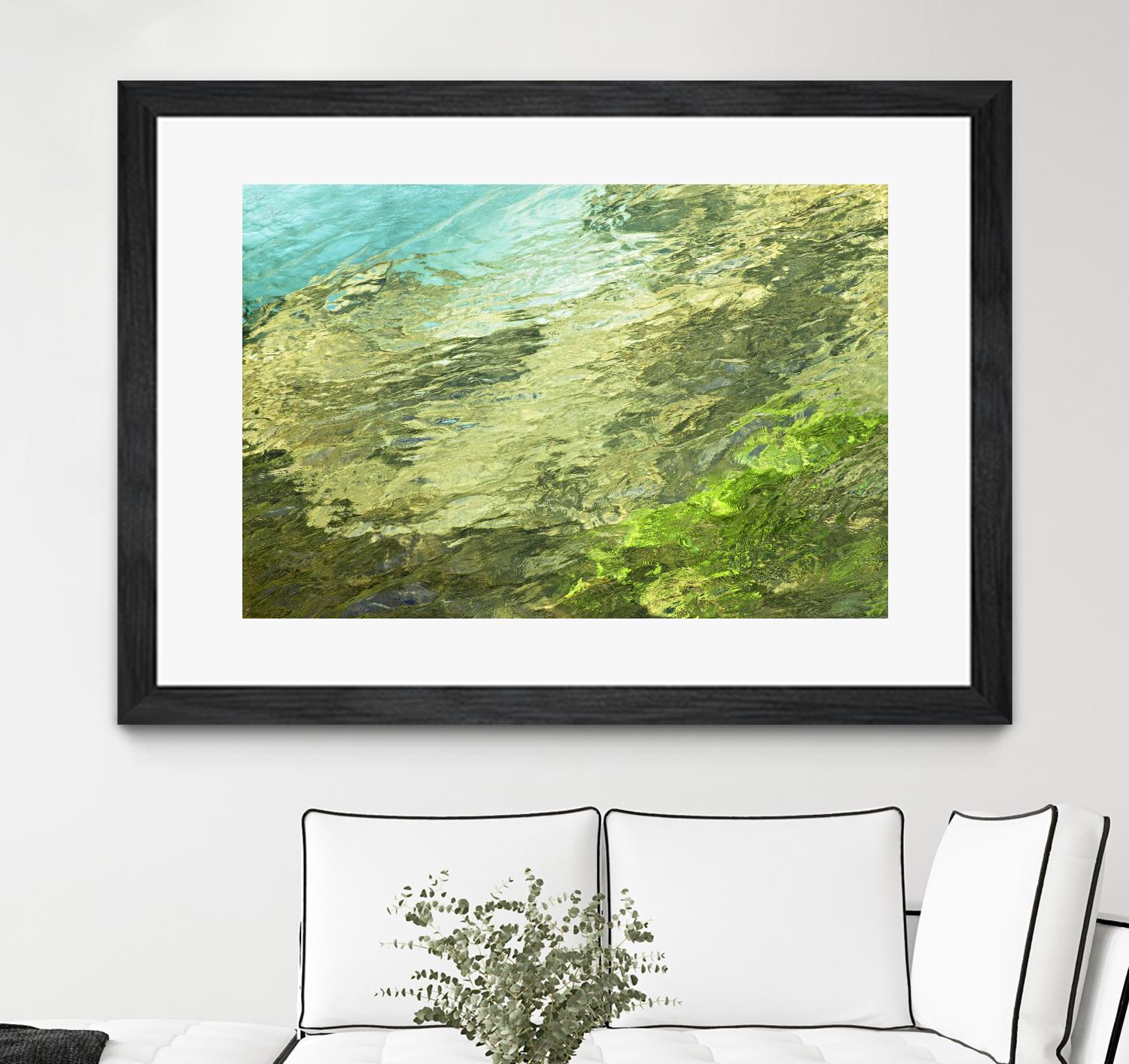 Fontaine Abstract III by Steven Crainford on GIANT ART - green abstract