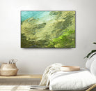 Fontaine Abstract III by Steven Crainford on GIANT ART - green abstract