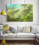 Fontaine Abstract III by Steven Crainford on GIANT ART - green abstract