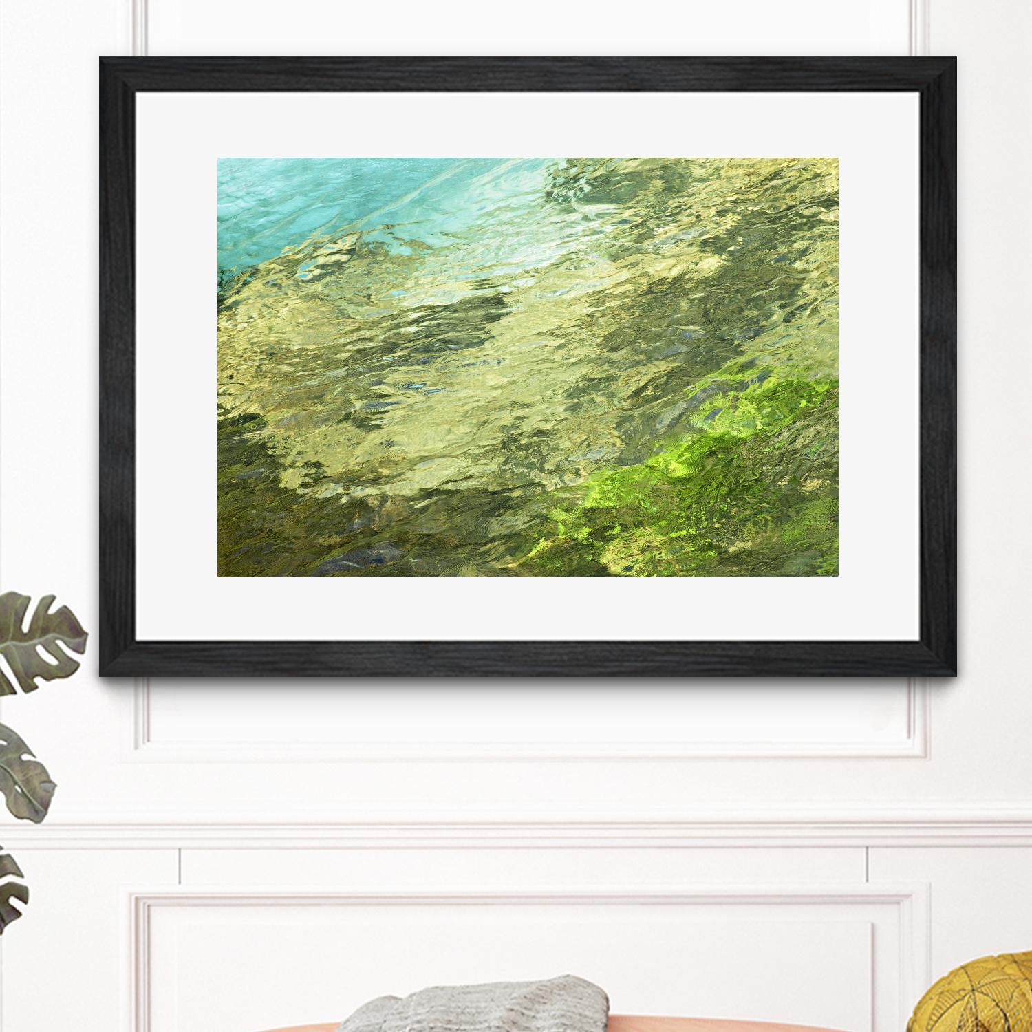 Fontaine Abstract III by Steven Crainford on GIANT ART - green abstract