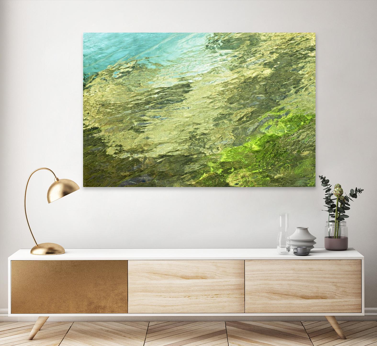 Fontaine Abstract III by Steven Crainford on GIANT ART - green abstract