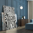 Zebra by Caleb Troy on GIANT ART - white abstract