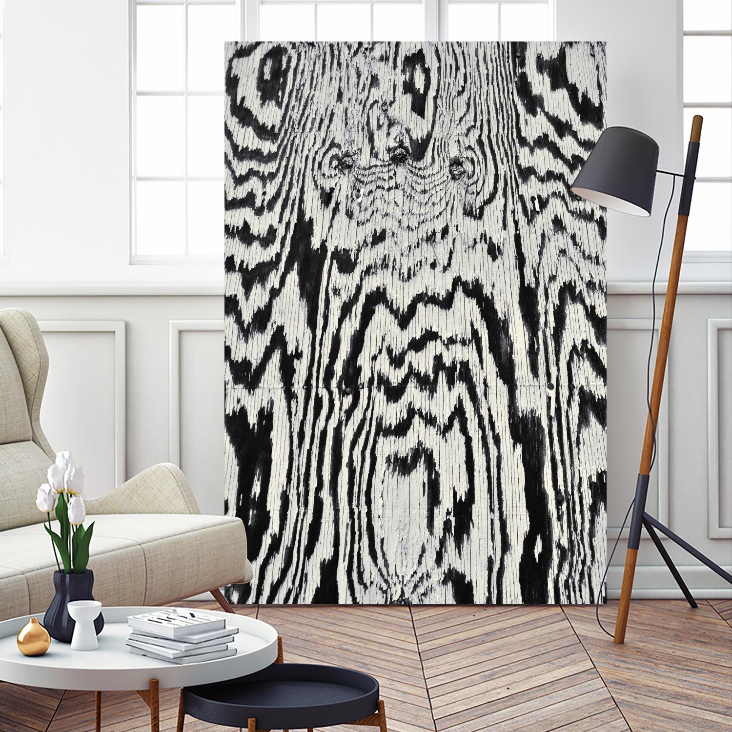 Zebra by Caleb Troy on GIANT ART - white abstract