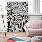 Zebra by Caleb Troy on GIANT ART - white abstract