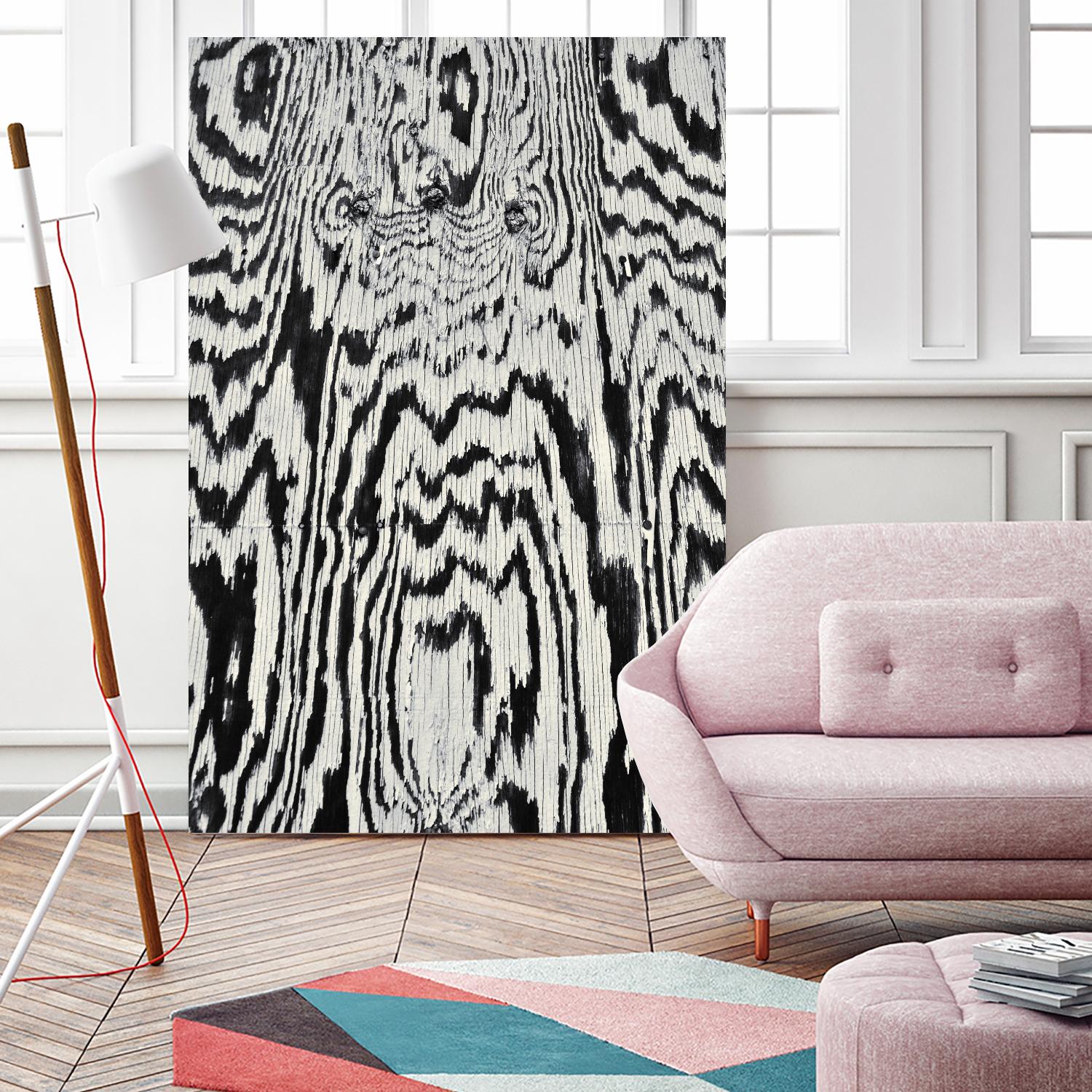 Zebra by Caleb Troy on GIANT ART - white abstract