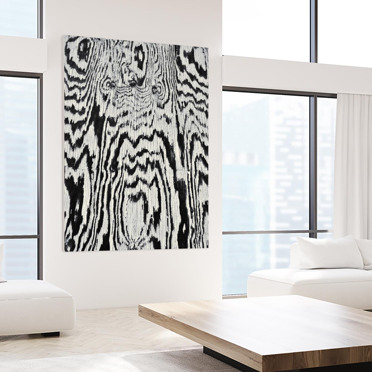 Zebra by Caleb Troy on GIANT ART - white abstract