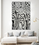 Zebra by Caleb Troy on GIANT ART - white abstract