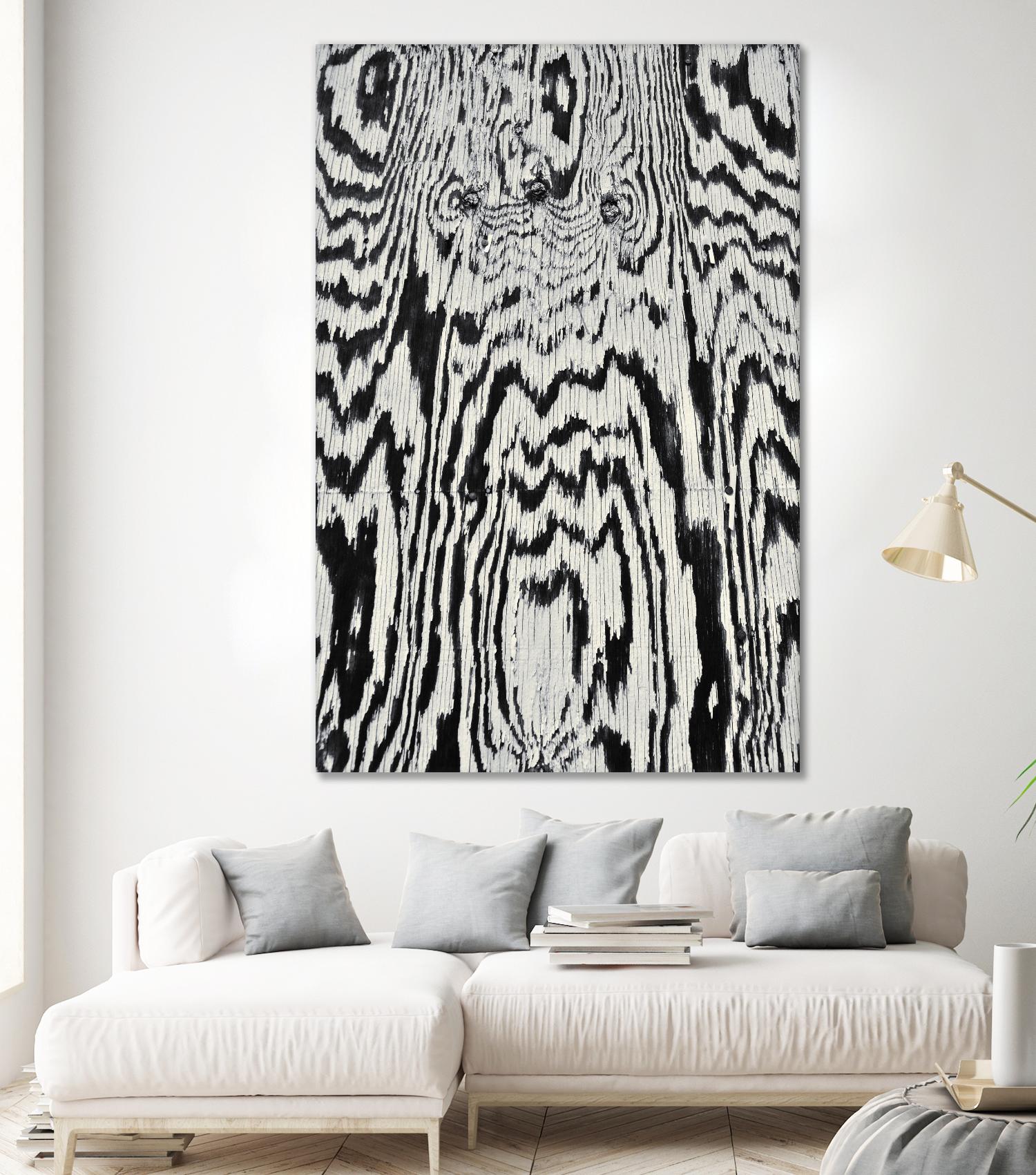 Zebra by Caleb Troy on GIANT ART - white abstract