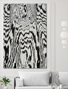 Zebra by Caleb Troy on GIANT ART - white abstract