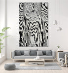Zebra by Caleb Troy on GIANT ART - white abstract