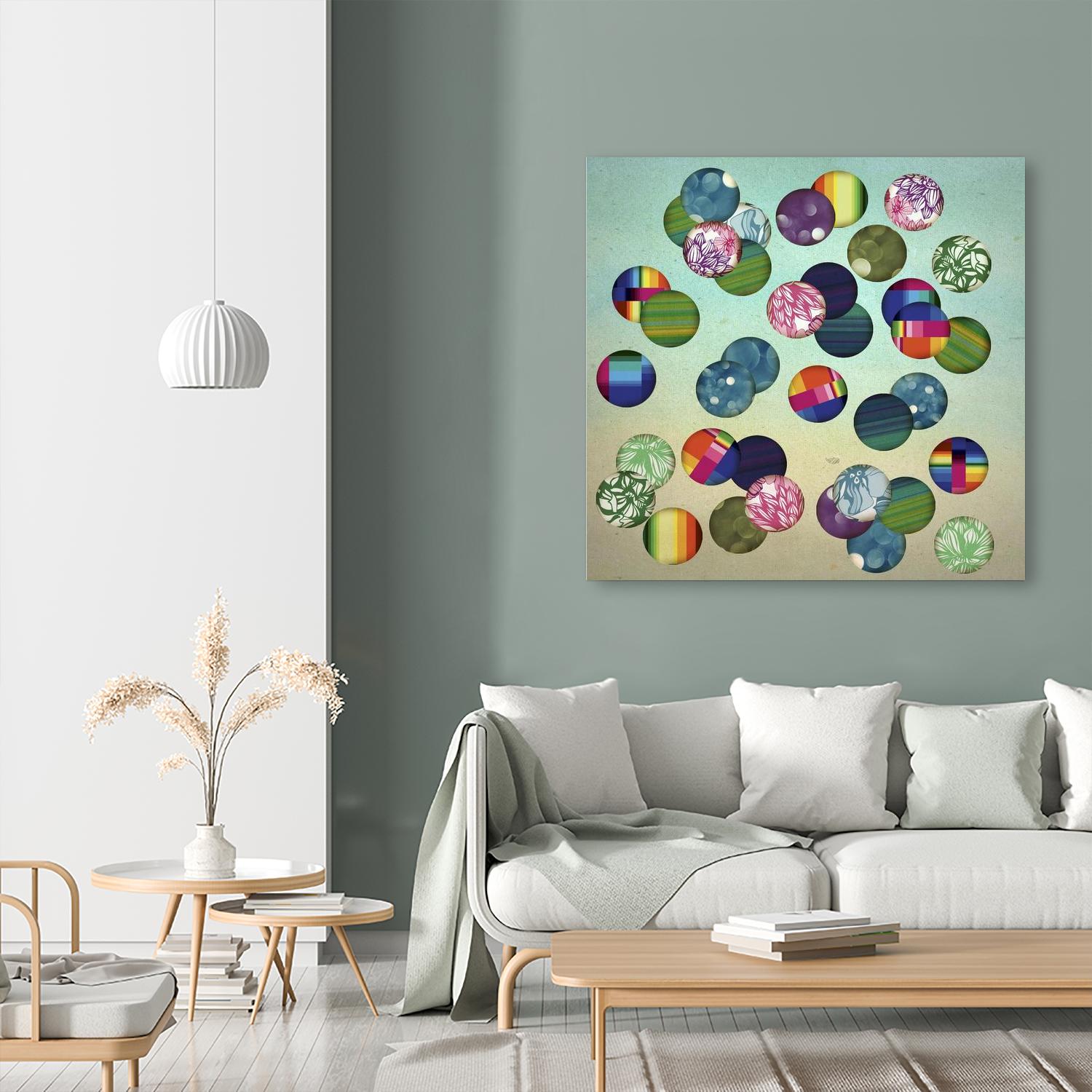 Play by Theo Pechorin on GIANT ART - green abstract