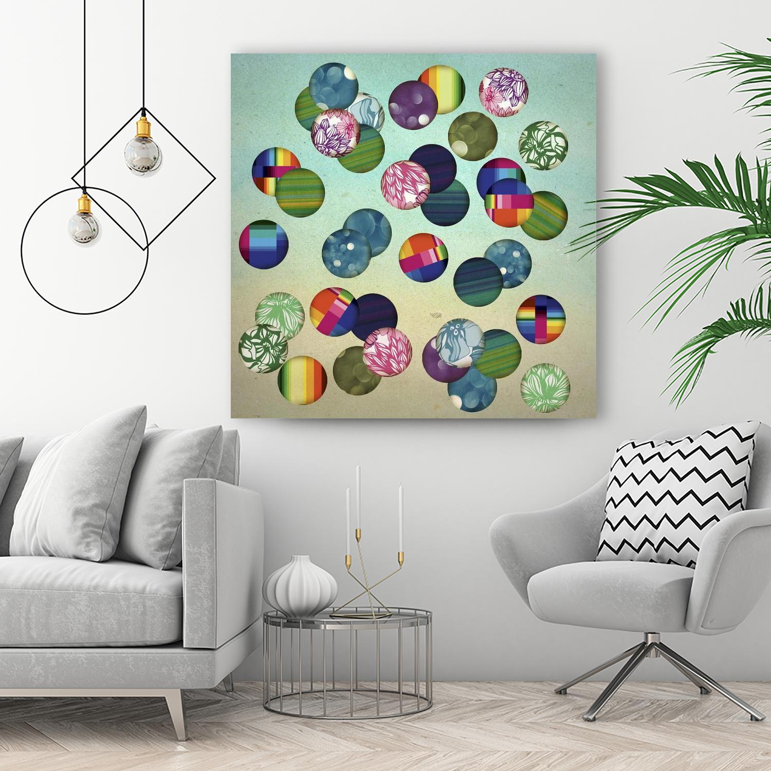 Play by Theo Pechorin on GIANT ART - green abstract