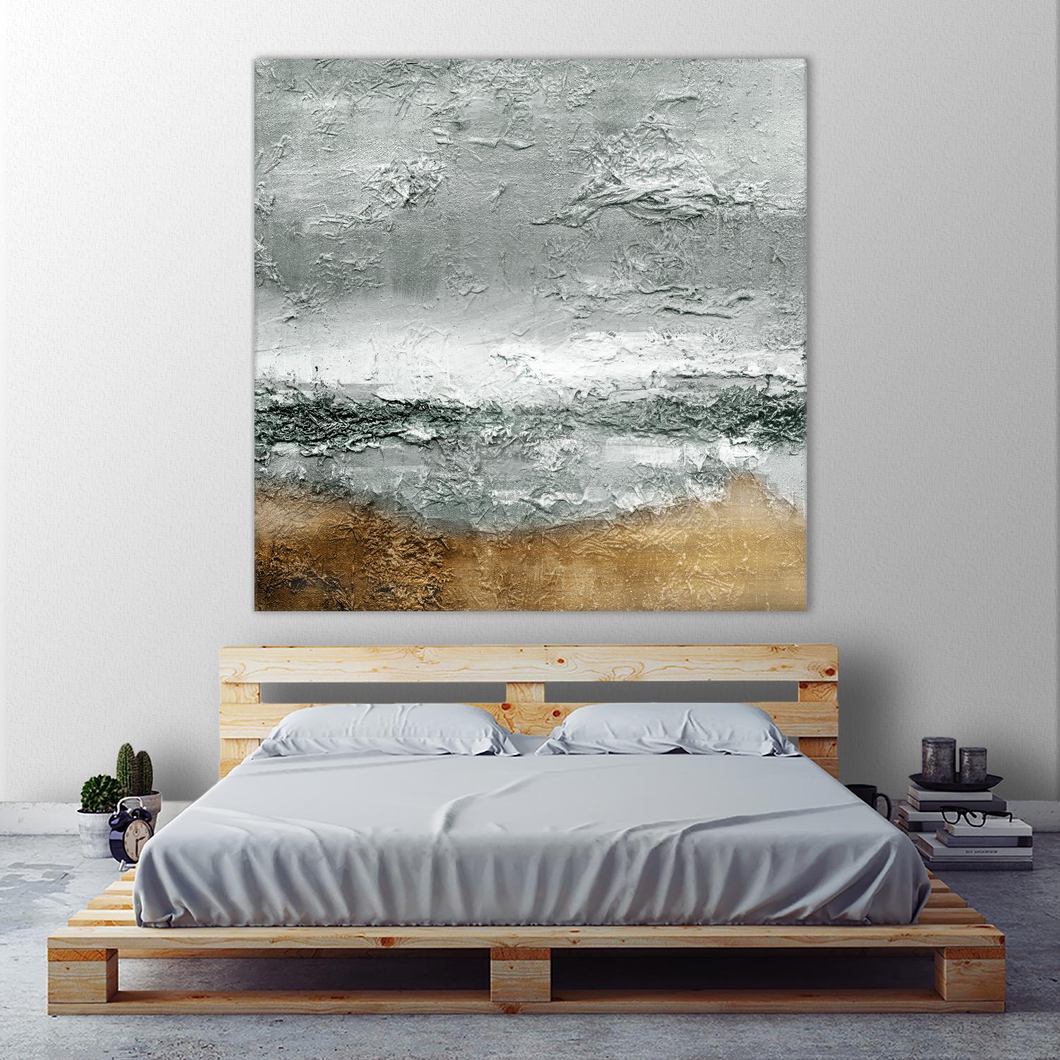 Sunset by Wendy Kroeker on GIANT ART - grey abstract