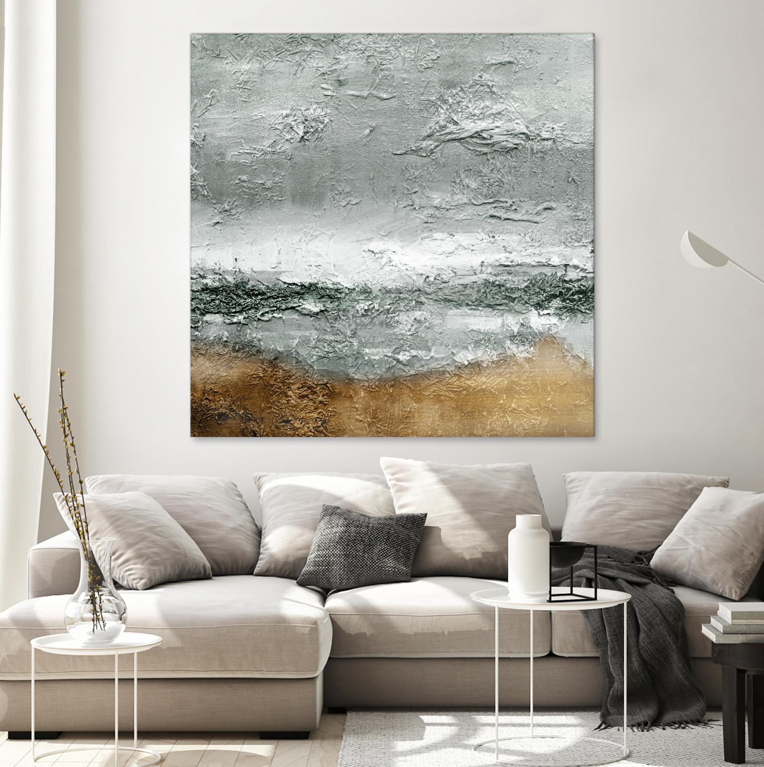 Sunset by Wendy Kroeker on GIANT ART - grey abstract