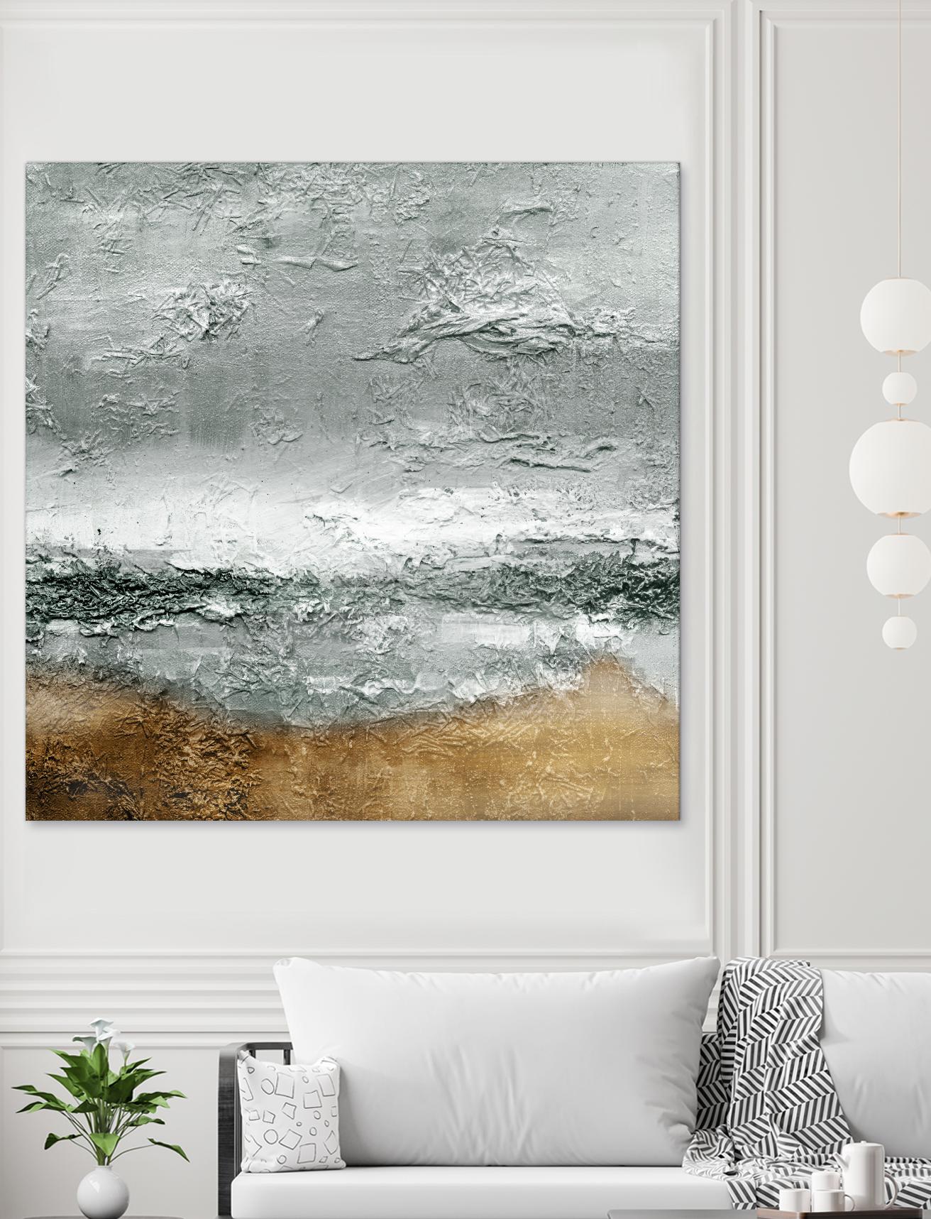 Sunset by Wendy Kroeker on GIANT ART - grey abstract