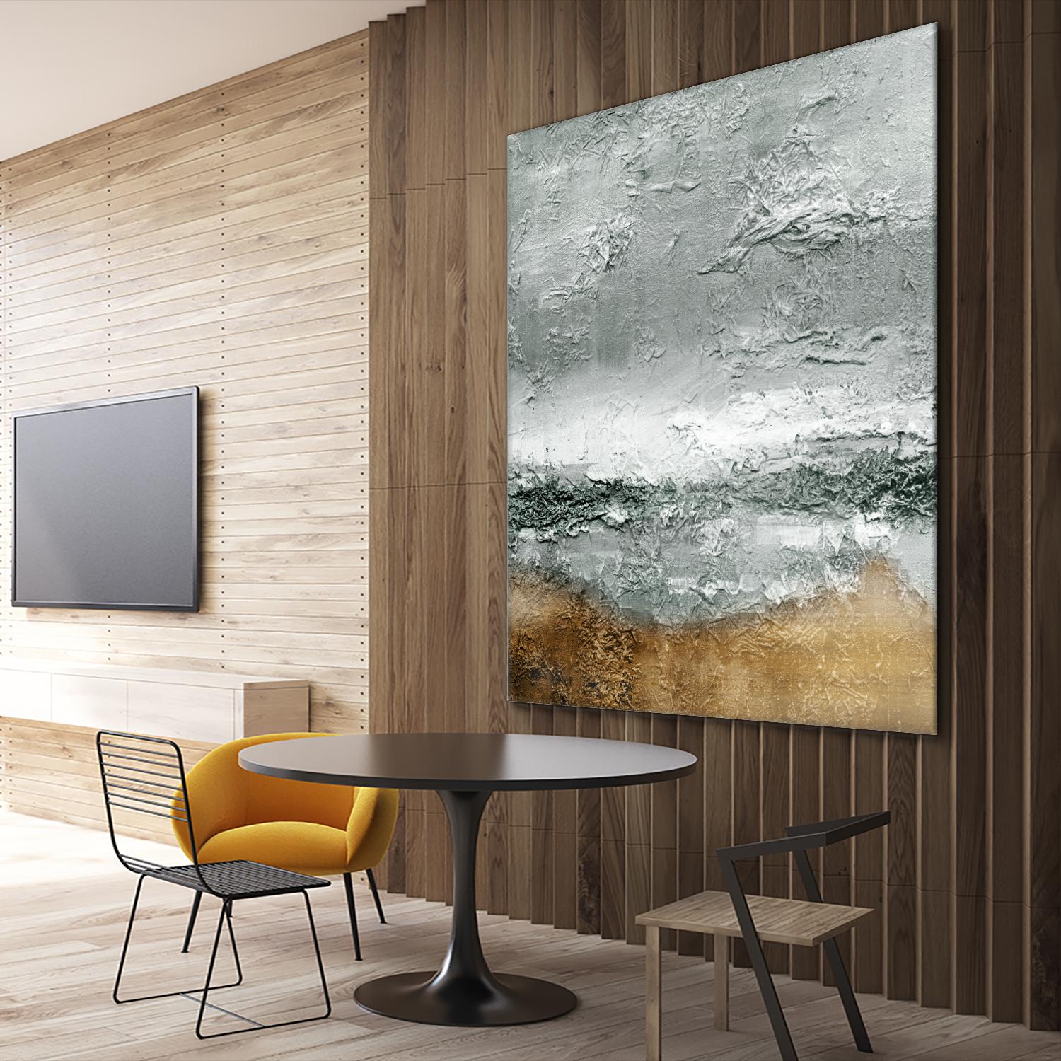 Sunset by Wendy Kroeker on GIANT ART - grey abstract