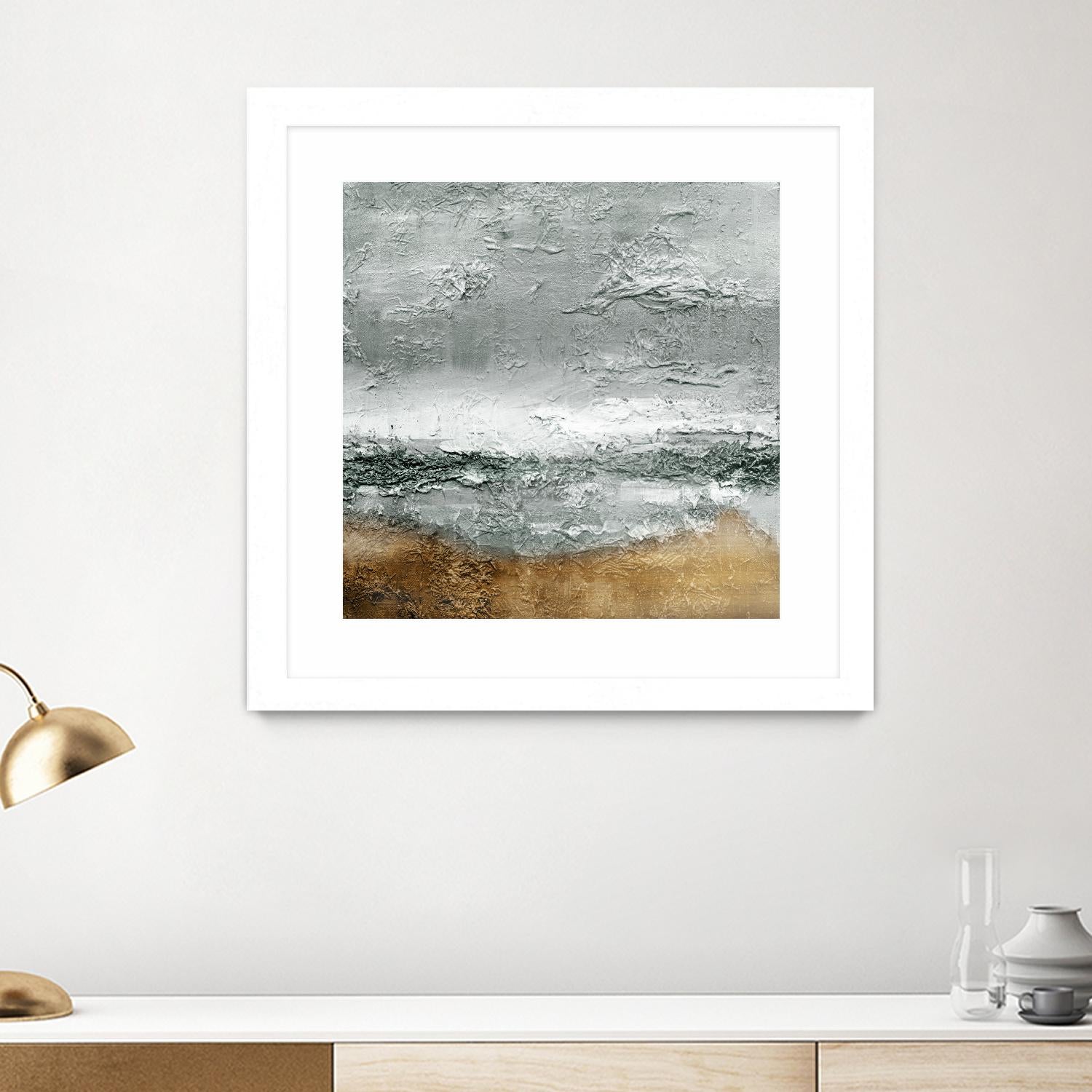 Sunset by Wendy Kroeker on GIANT ART - grey abstract