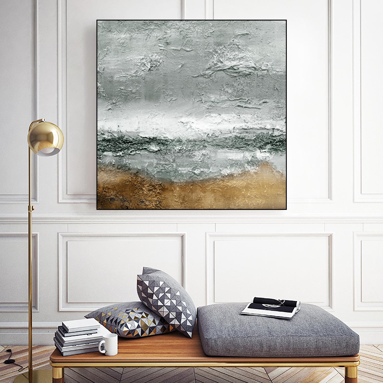 Sunset by Wendy Kroeker on GIANT ART - grey abstract