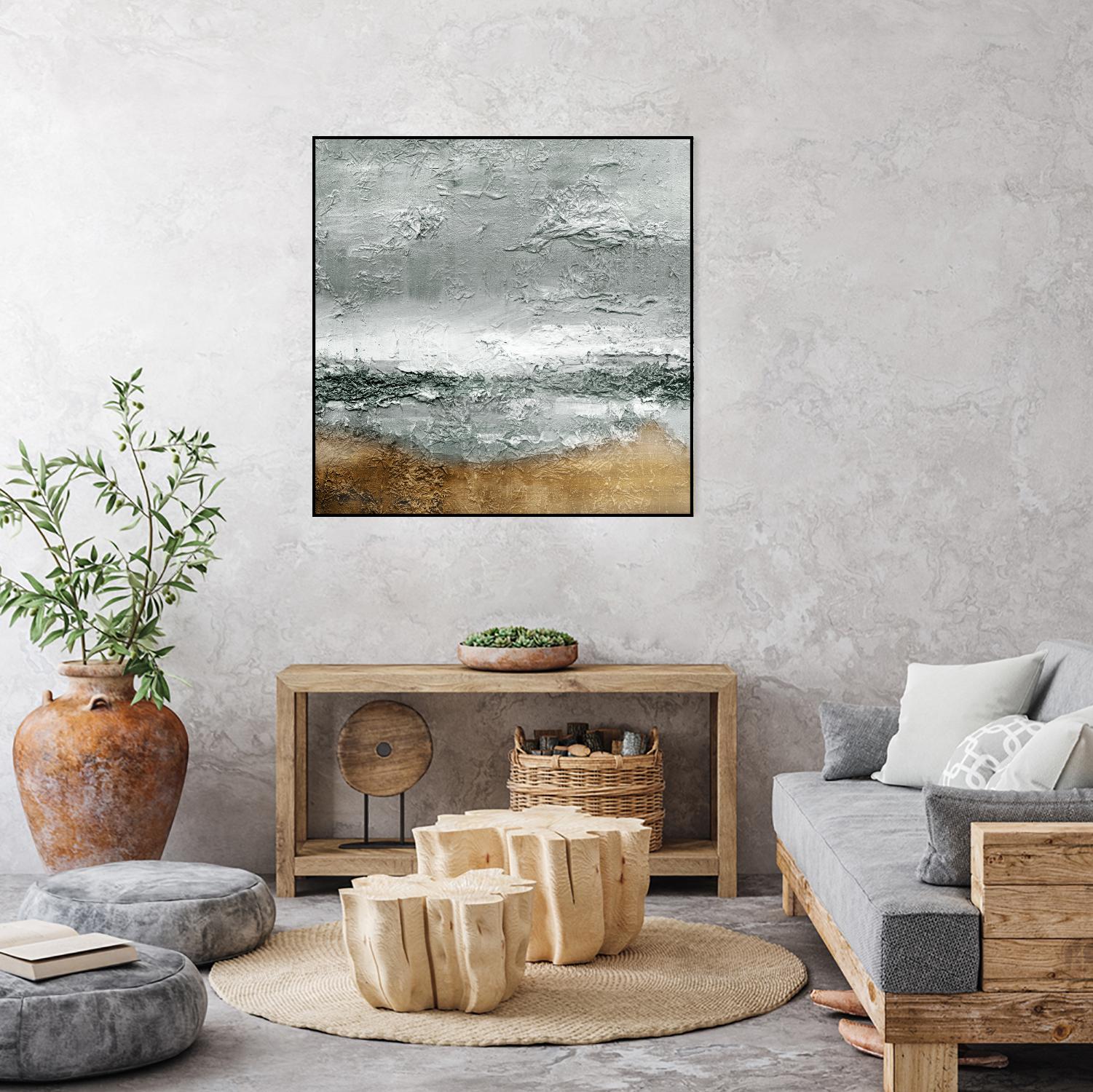 Sunset by Wendy Kroeker on GIANT ART - grey abstract