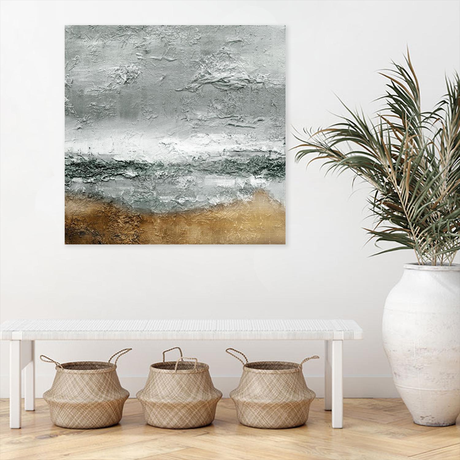 Sunset by Wendy Kroeker on GIANT ART - grey abstract