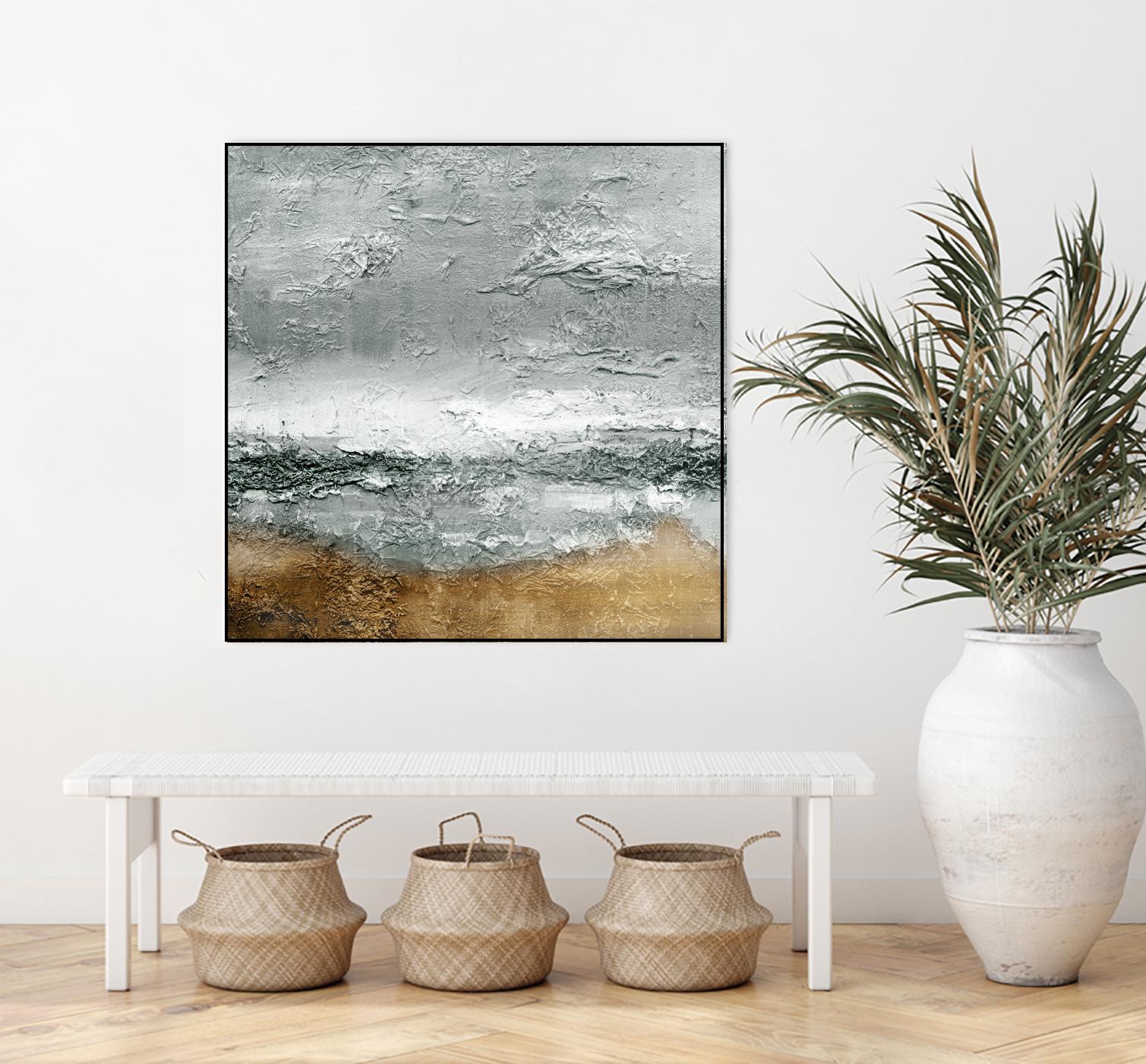 Sunset by Wendy Kroeker on GIANT ART - grey abstract