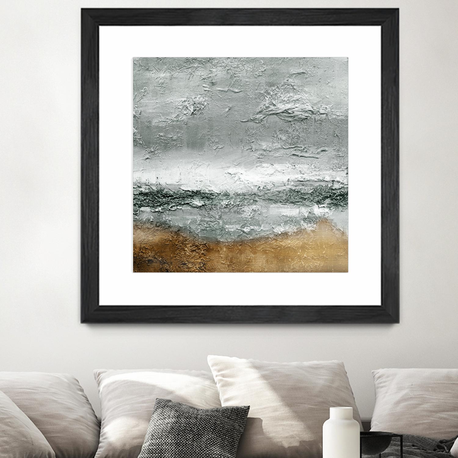 Sunset by Wendy Kroeker on GIANT ART - grey abstract