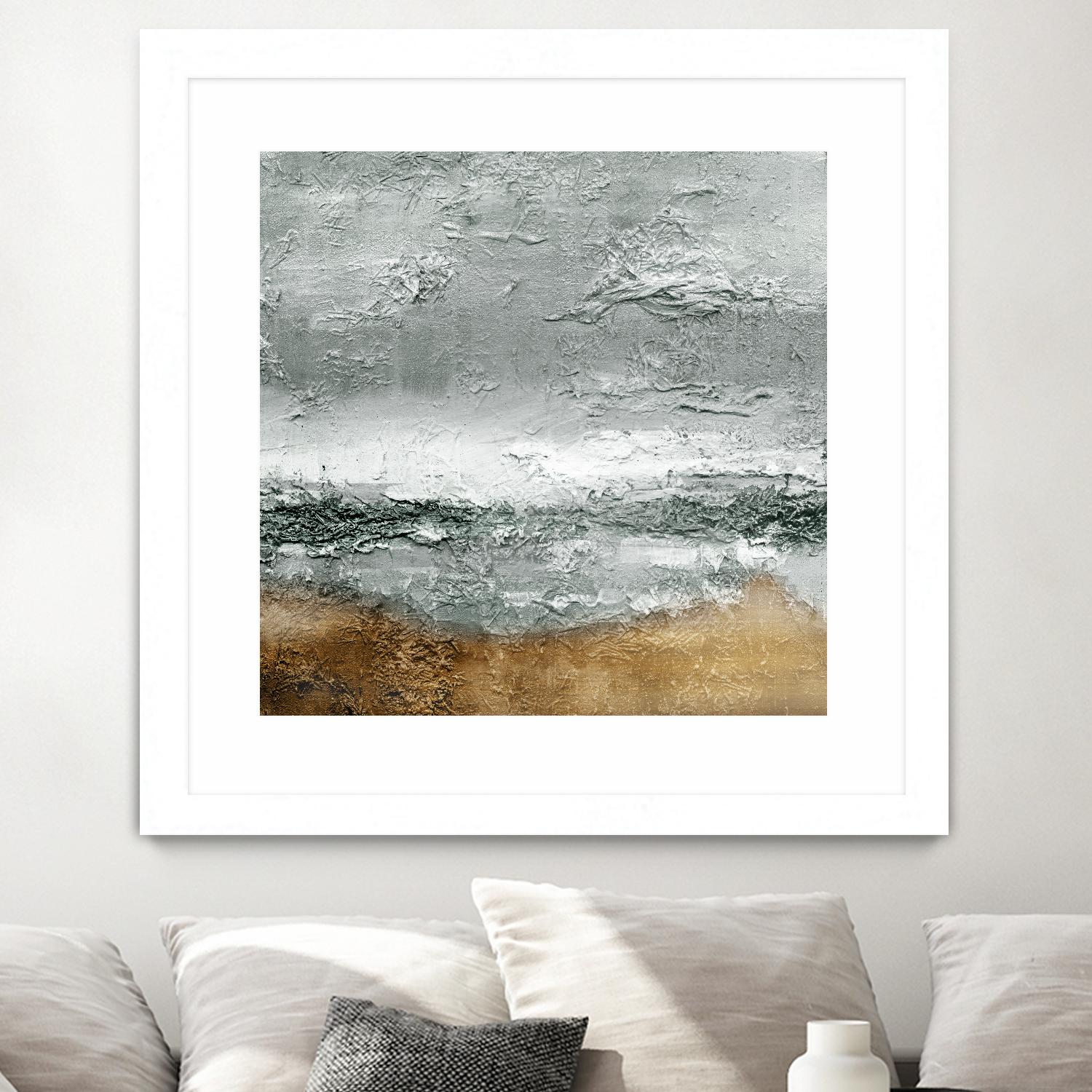 Sunset by Wendy Kroeker on GIANT ART - grey abstract