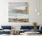 Playa Secreto II Teal Version by Wendy Kroeker on GIANT ART - blue abstract