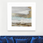 Playa Secreto II Teal Version by Wendy Kroeker on GIANT ART - blue abstract