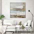 Playa Secreto II Teal Version by Wendy Kroeker on GIANT ART - blue abstract