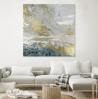 Playa Secreto III Indigo Version by Wendy Kroeker on GIANT ART - blue abstract