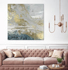 Playa Secreto III Indigo Version by Wendy Kroeker on GIANT ART - blue abstract