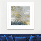 Playa Secreto III Indigo Version by Wendy Kroeker on GIANT ART - blue abstract