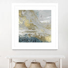 Playa Secreto III Indigo Version by Wendy Kroeker on GIANT ART - blue abstract