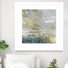 Playa Secreto III Indigo Version by Wendy Kroeker on GIANT ART - blue abstract